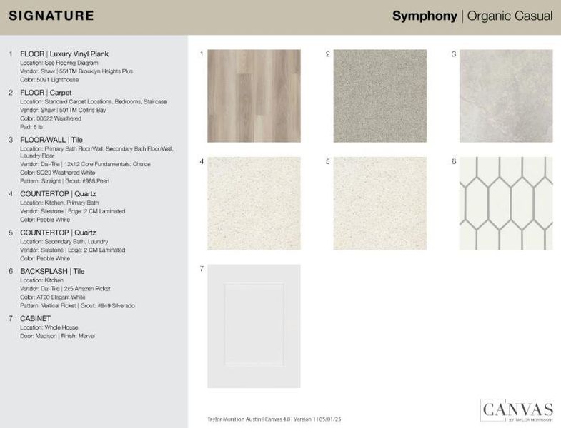 1628 Lorant Lane design selections! This home is currently under construction and selections are subject to change.