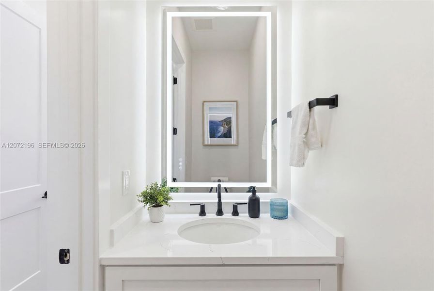 Furnished interior view inside a new home in , Melbourne Beach (Image 44).