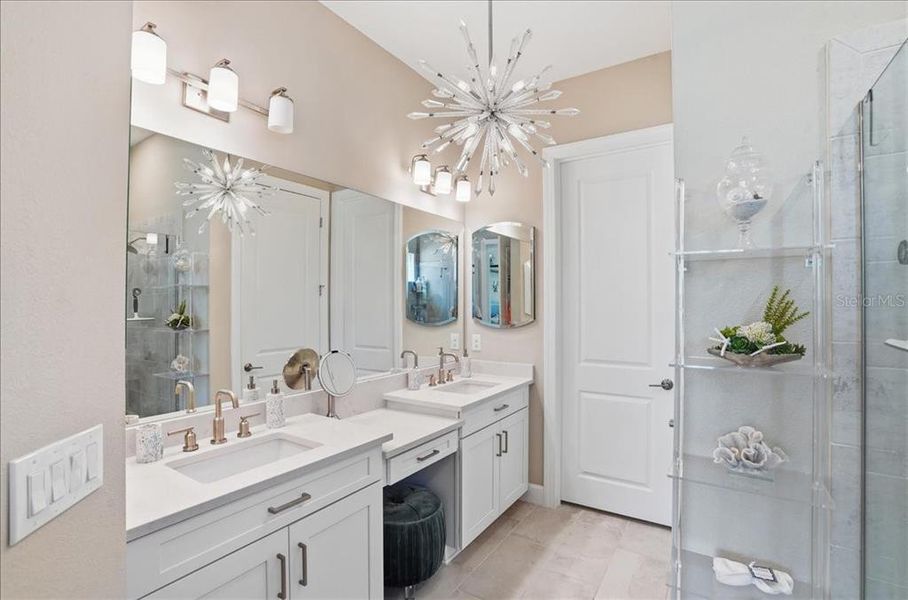 Furnished interior view inside a new home in Esplanade at Artisan Lakes, Palmetto (Image 43).