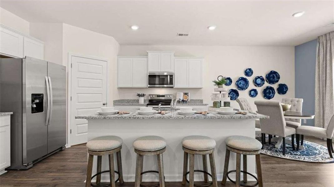 Furnished interior view inside a new home in Jackson Landing, Jefferson (Image 26). Furnished interior view inside a new home in Jackson Landing, Jefferson (Image 26).