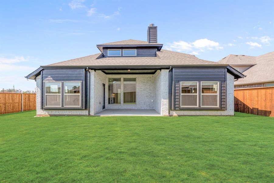 Exterior details and patio area of a home in Mockingbird Hills 60-65, Joshua (Image 3). Exterior details and patio area of a home in Mockingbird Hills 60-65, Joshua (Image 3).
