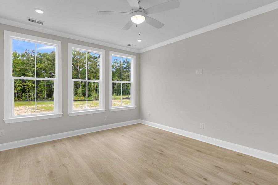 Spacious, unfurnished interior of a new home in Heron Preserve, Hanahan (Image 31). Spacious, unfurnished interior of a new home in Heron Preserve, Hanahan (Image 31).