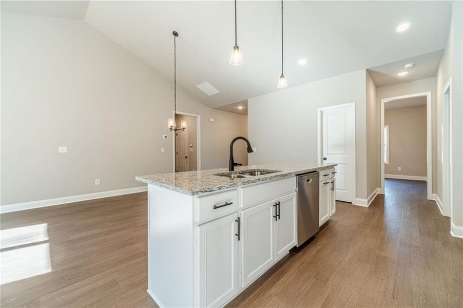 Furnished interior view inside a new home in , Monroe (Image 8).