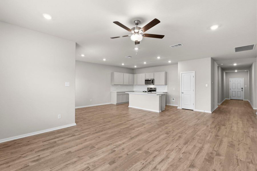 From Family Room to Open Concept Kitchen