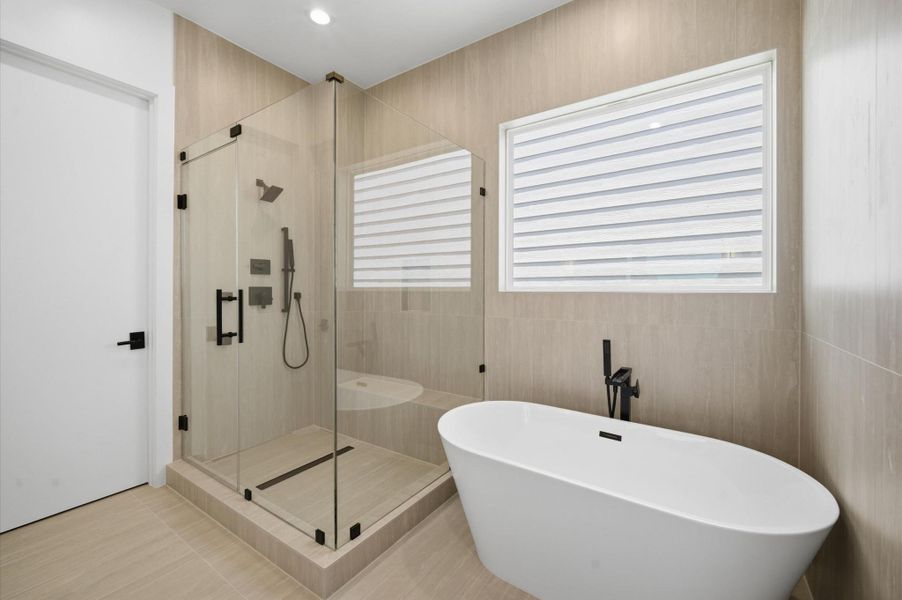 Furnished interior view inside a new home in , Houston (Image 38).