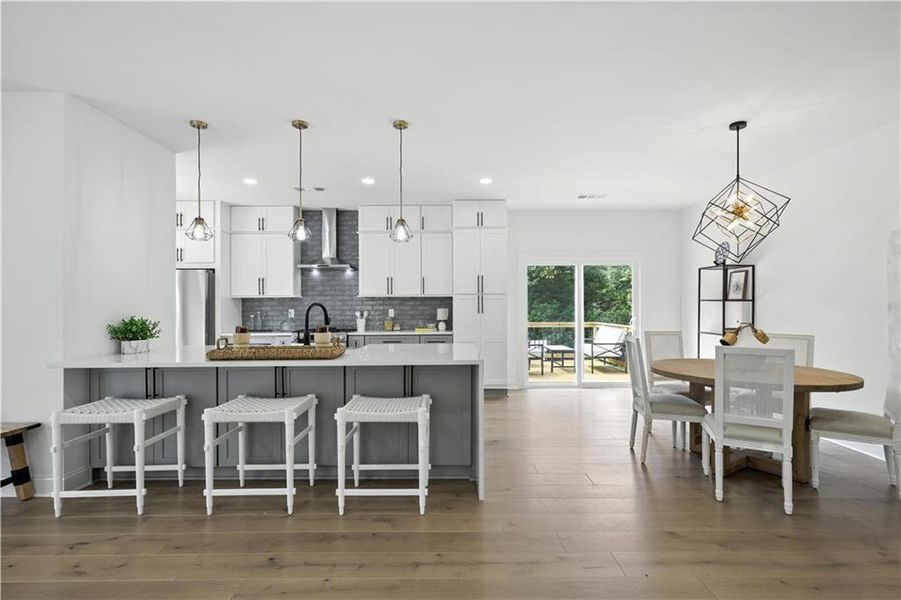 Furnished interior view inside a new home in , Woodstock (Image 10).