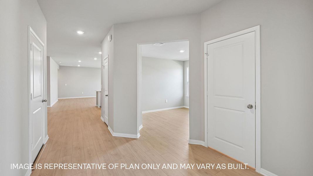 Spacious, unfurnished interior of a new home in Carillon, Manor (Image 25).