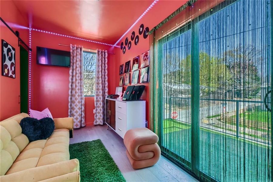 Exterior details and patio area of a home in , Atlanta (Image 15).