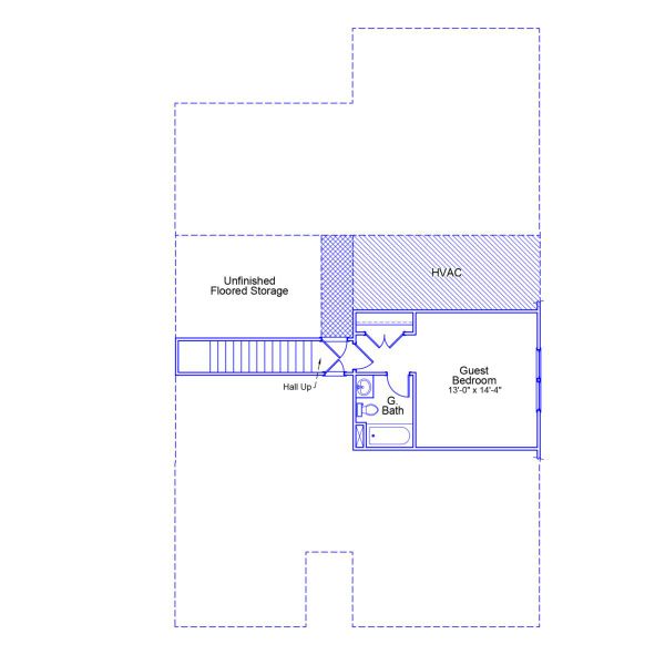 2D floor plan layout of this home in Ovation at Sweetbrier, Durham, NC (Image 3).
