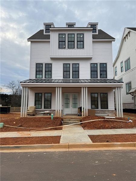 In-progress construction of a new home in Echo at Crabapple, Milton, GA (Image 21).