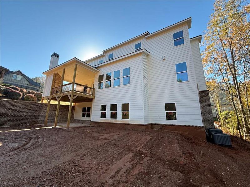 Exterior details and patio area of a home in , Hoschton (Image 8).