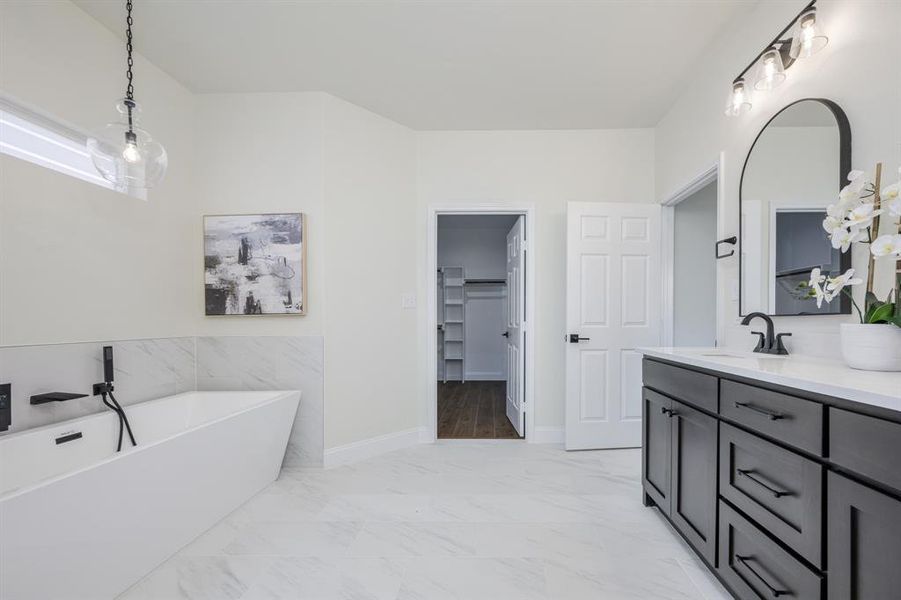 Furnished interior view inside a new home in , Farmersville (Image 17).