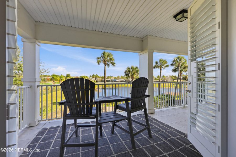 Exterior details and patio area of a home in , St. Johns (Image 25).