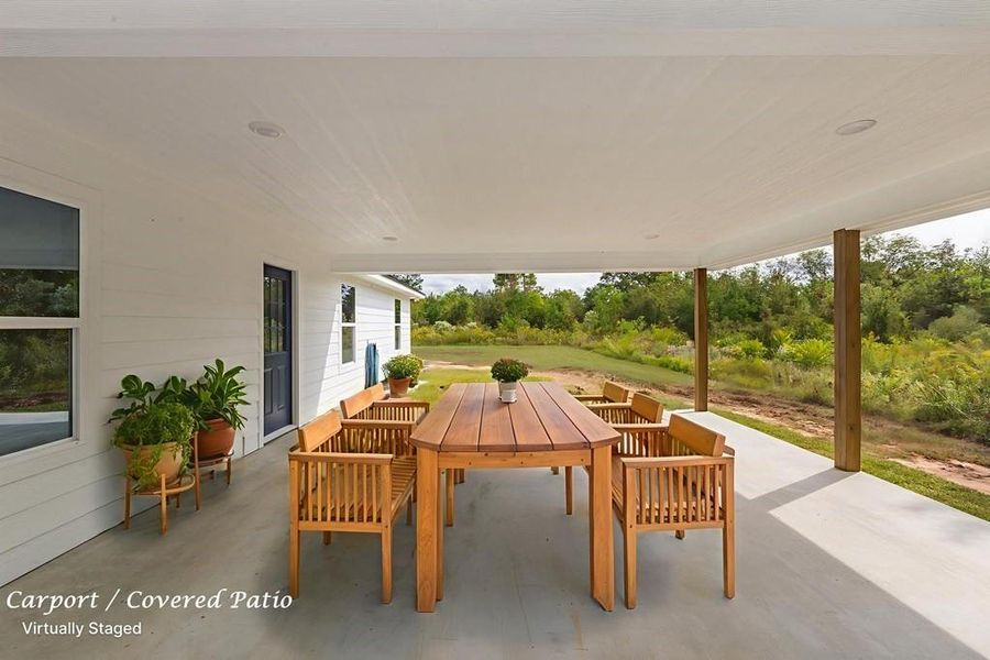 Exterior details and patio area of a home in , Diboll (Image 4). Exterior details and patio area of a home in , Diboll (Image 4).