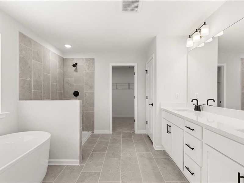 Furnished interior view inside a new home in Cedar Farms, Winder (Image 9).