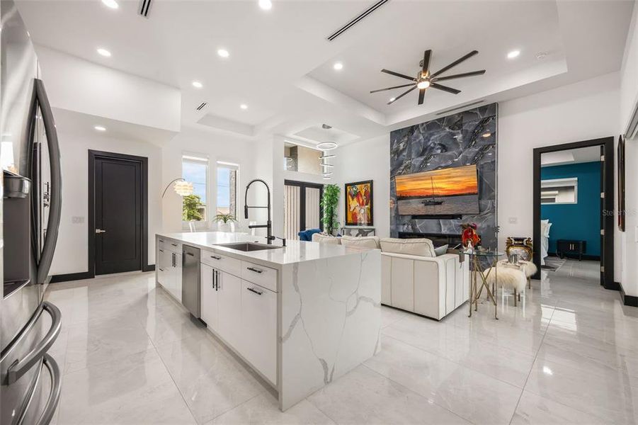 Furnished interior view inside a new home in , Cape Coral (Image 7).