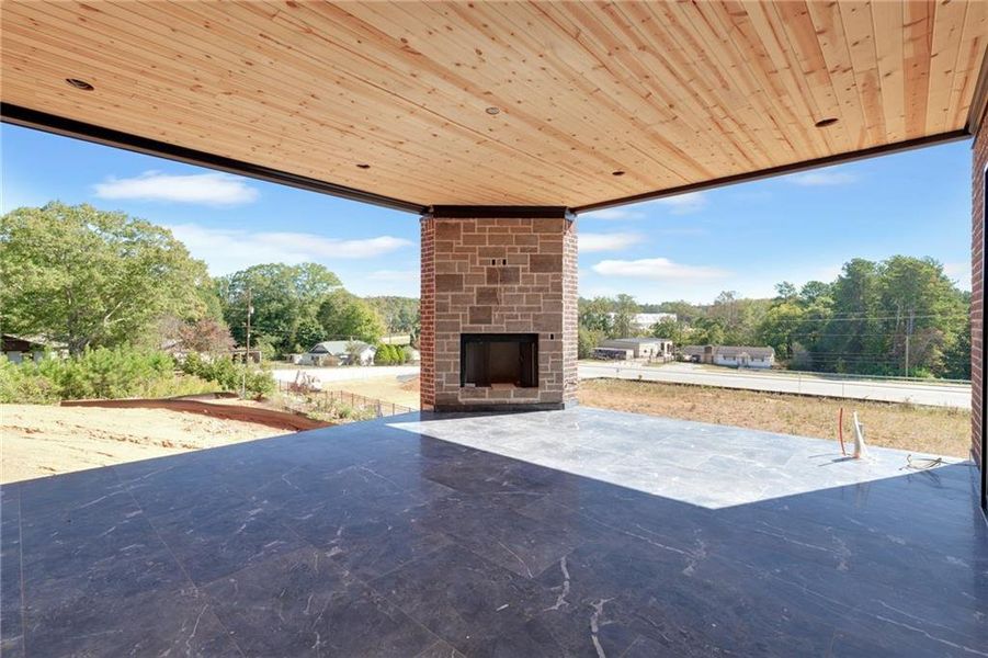 Exterior details and patio area of a home in , Buford (Image 2).