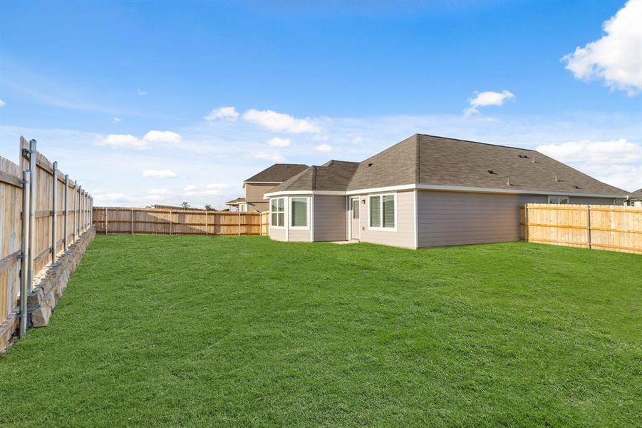 Exterior details and patio area of a home in Retreat at Fossil Creek, Fort Worth (Image 2). Exterior details and patio area of a home in Retreat at Fossil Creek, Fort Worth (Image 2).
