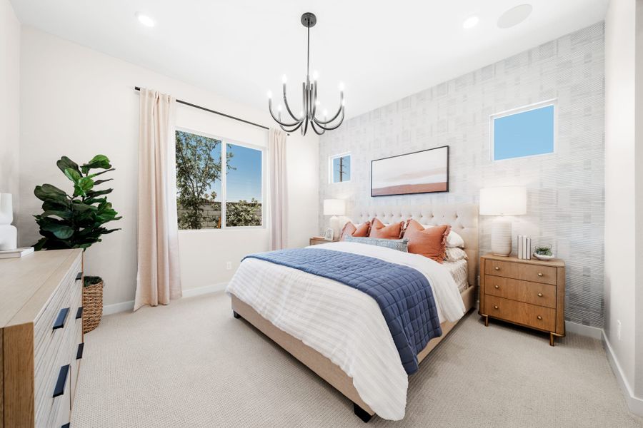 Primary Bedroom | Gemini Model Home | Rialta | New homes in Mesa, Arizona | Landsea Homes