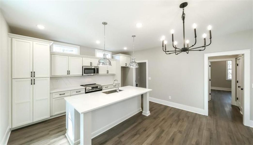 Furnished interior view inside a new home in , Bowdon (Image 10).