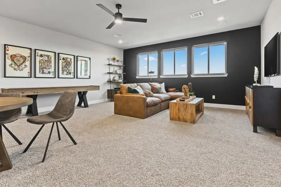 Representative furnished interior of a home built from the Monaco by Chesmar Homes in The Vines, Haslet (Image 9). Representative furnished interior of a home built from the Monaco by Chesmar Homes in The Vines, Haslet (Image 9).