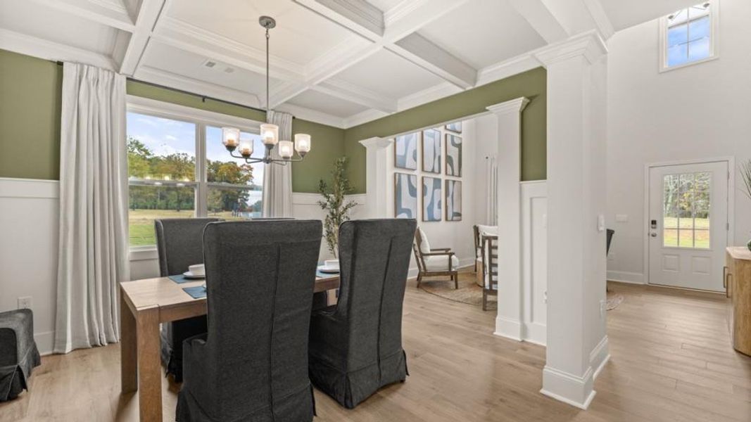 Furnished interior view inside a new home in Thalley Creek Estates, Cumming (Image 63).