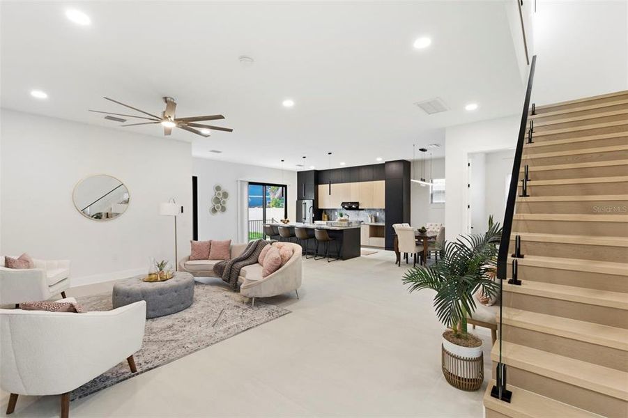 Furnished interior view inside a new home in , Safety Harbor (Image 39).