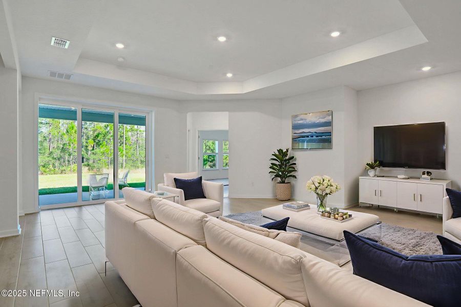 Furnished interior view inside a new home in , Green Cove Springs (Image 13).