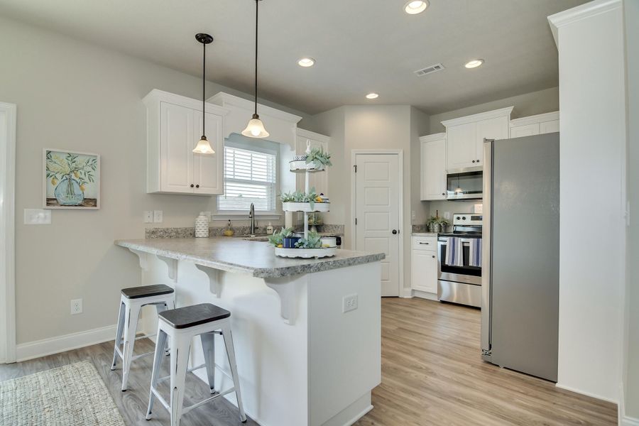 Furnished interior view inside a new home in , Edgefield (Image 5).