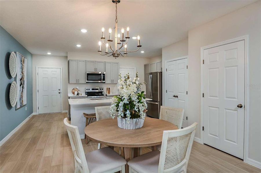 Furnished interior view inside a new home in Grove at Crosswinds, Haines City (Image 14).