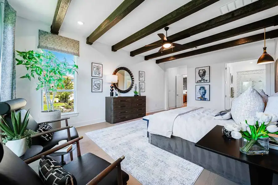 Furnished interior view inside a new home in Travisso, Leander (Image 3).