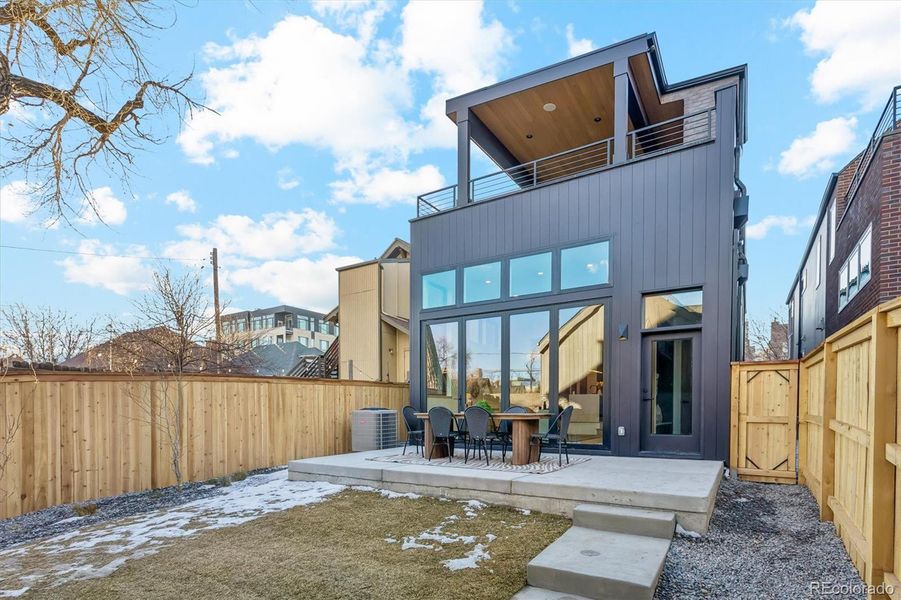Exterior details and patio area of a home in , Denver (Image 25).