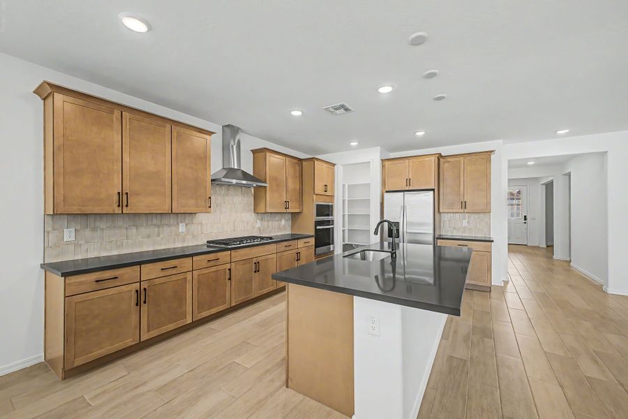 Furnished interior view inside a new home in Las Ventanas - RV Collection, Goodyear (Image 4).
