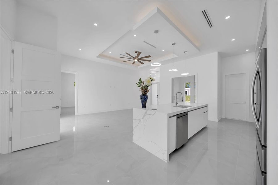 Furnished interior view inside a new home in , Lehigh Acres (Image 9).
