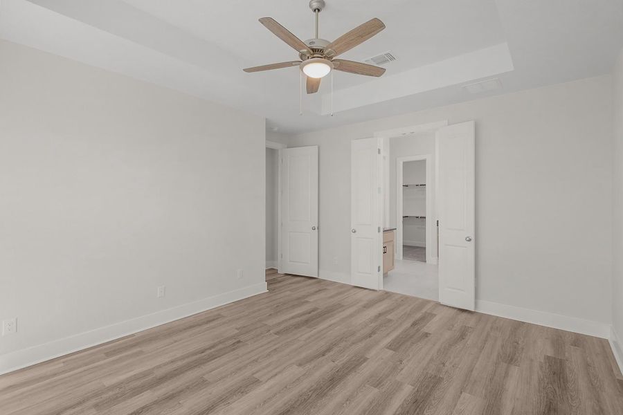 Representative unfurnished interior of a home built from the Parker by Chesmar Homes in Highland Village, Georgetown (Image 9). Representative unfurnished interior of a home built from the Parker by Chesmar Homes in Highland Village, Georgetown (Image 9).