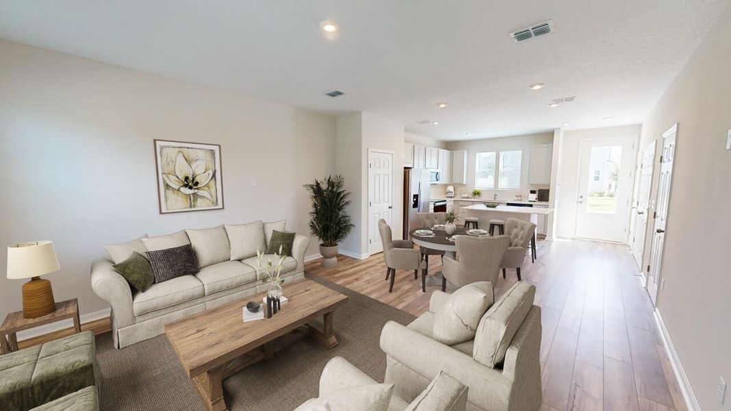 Furnished interior view inside a new home in RiverTown, St. Johns (Image 6).