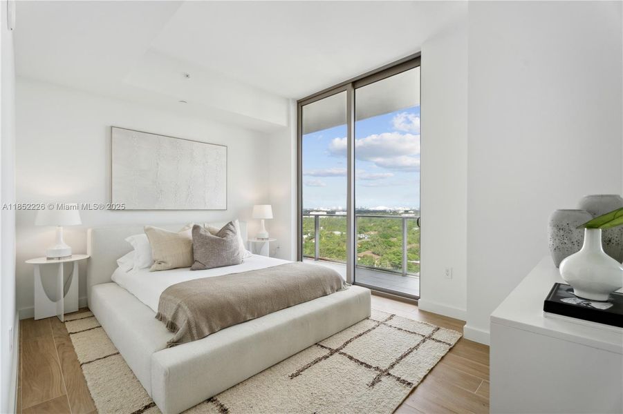 Furnished interior view inside a new home in , Miami (Image 17).