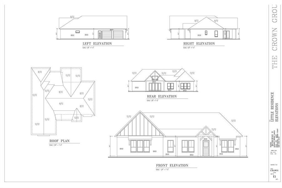 Exterior rendering of this home design in , Chico, TX (Image 1).