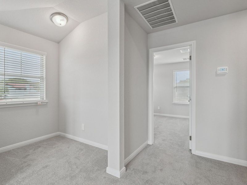 Spacious, unfurnished interior of a new home in Sagebrooke - Premier Series, San Antonio (Image 28). Spacious, unfurnished interior of a new home in Sagebrooke - Premier Series, San Antonio (Image 28).