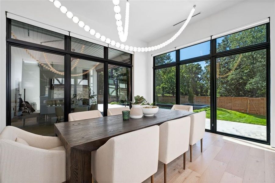Furnished interior view inside a new home in , Atlanta (Image 39).