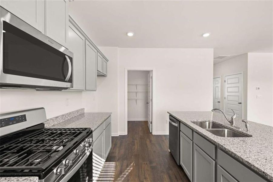 Furnished interior view inside a new home in Jackson Landing, Jefferson (Image 13).