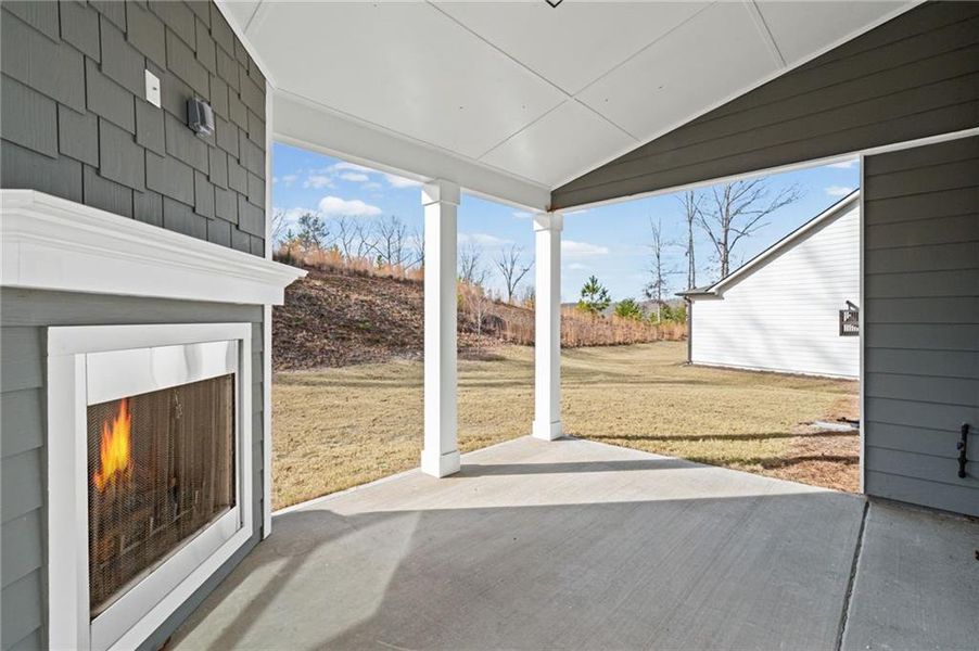 Exterior details and patio area of a home in Overlook at Marina Bay, Gainesville (Image 3).