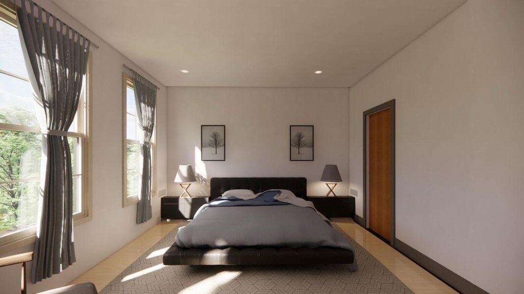 Furnished interior view inside a new home in , Houston (Image 7).