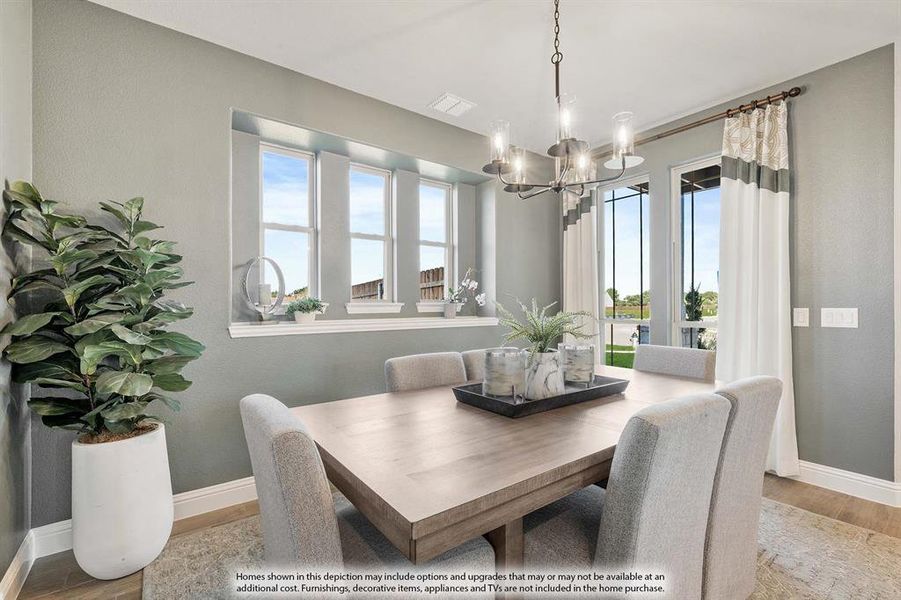 Furnished interior view inside a new home in Hayes Crossing, Midlothian (Image 17).