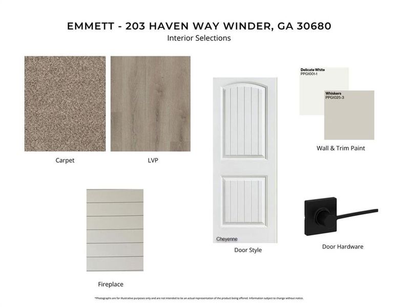 Sample of building materials used in homes in Stonehaven, Winder (Image 3). Sample of building materials used in homes in Stonehaven, Winder (Image 3).