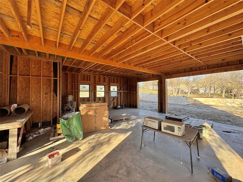 In-progress construction of a new home in , Millsap, TX (Image 9).