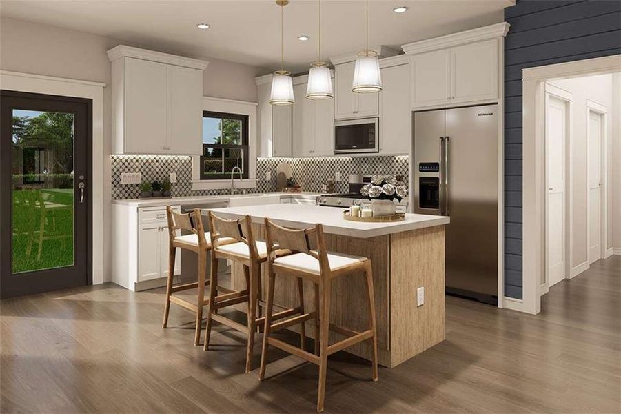 Furnished interior view inside a new home in , Douglasville (Image 5).