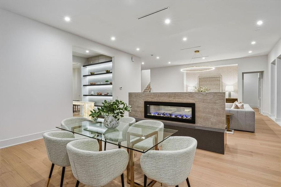 Furnished interior view inside a new home in , Houston (Image 8).