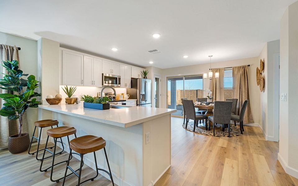 Furnished interior view inside a new home in Bay Creek, Baytown (Image 6).