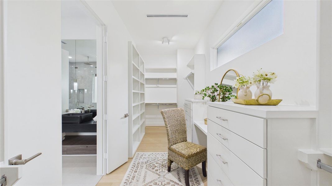Furnished interior view inside a new home in , Houston (Image 37).